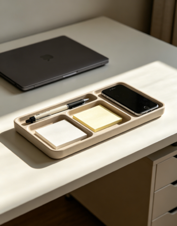 Slim Space-Saving Desk Tray Organizer