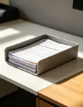 Compact Desktop Letter Tray Organizer