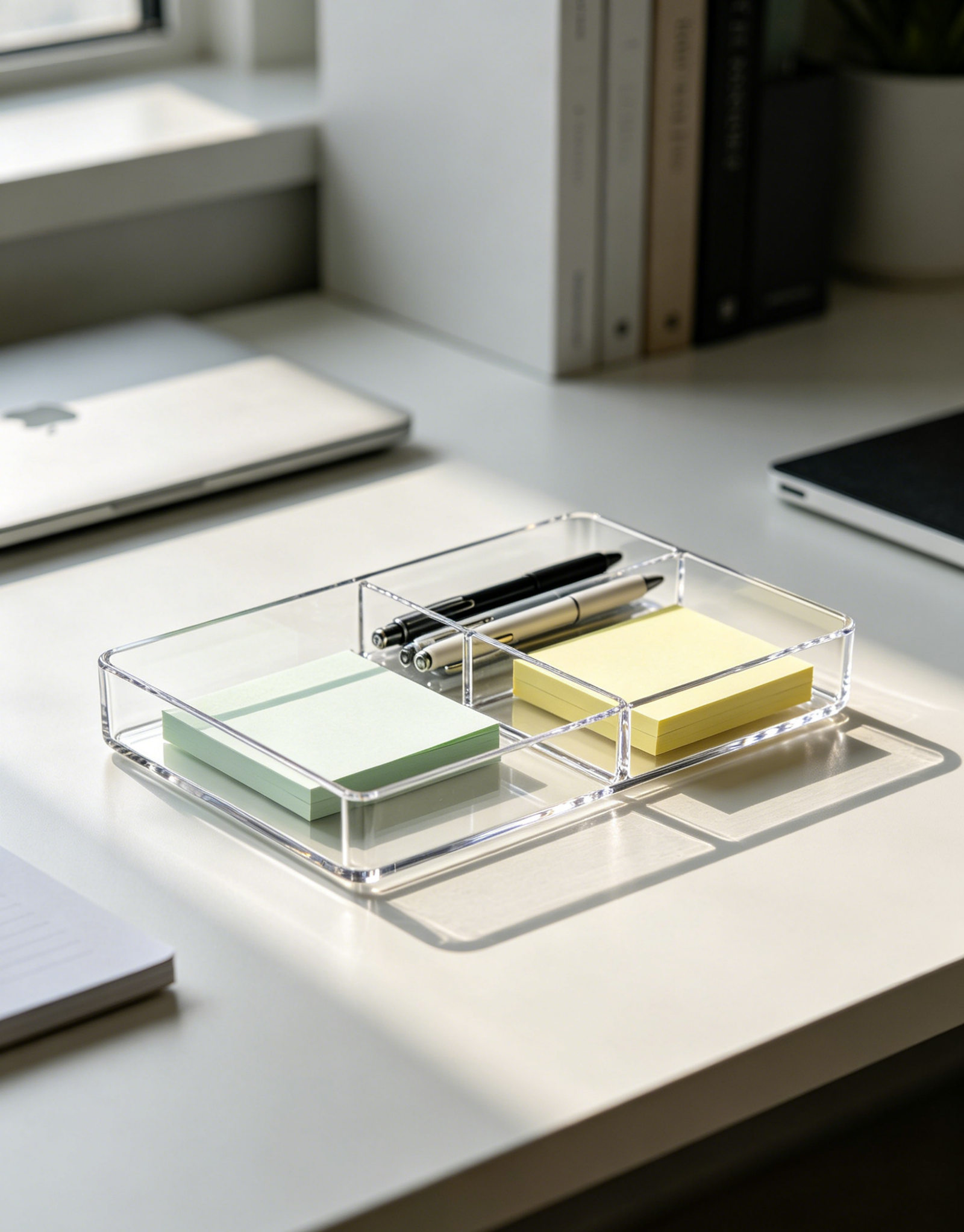 Modern Acrylic Desk Tray Organizer
