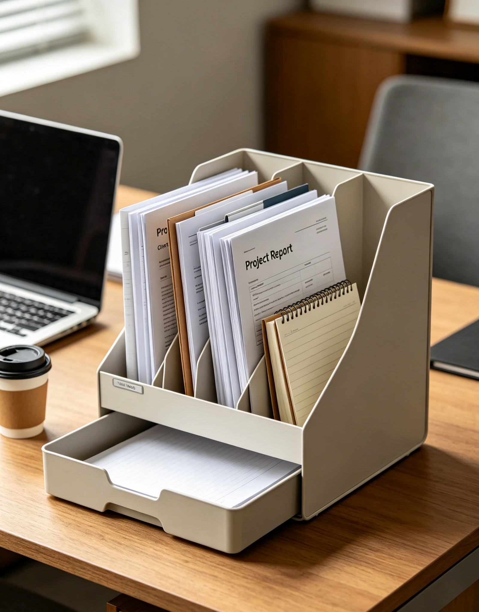 Large Capacity Office Desk Tray Set